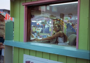 Girl In Ticket Booth, Wildwood, NJ, 1997